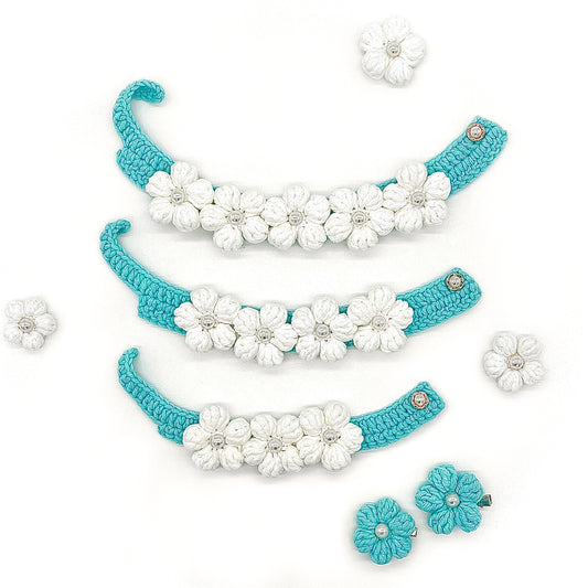 Flower Collar - White