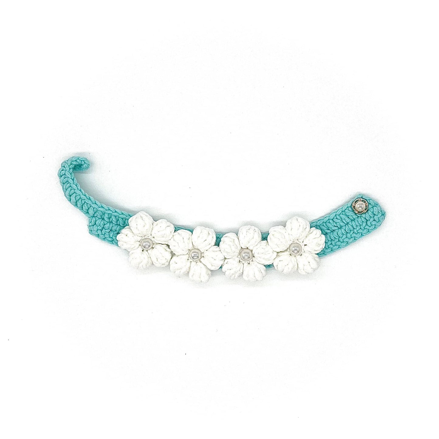 Flower Collar - White